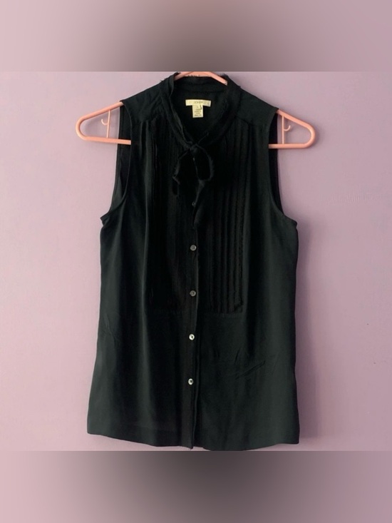 J. Crew Tops - J. Crew 100% Silk Neck-Tie Blouse